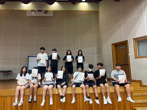2026학년도 1학기 교내스포츠클럽(배드민턴) 사진